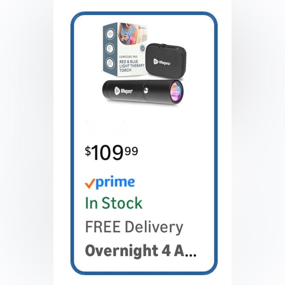 NIB 5 Wave Red Infrared Light Laser Therapy Wand